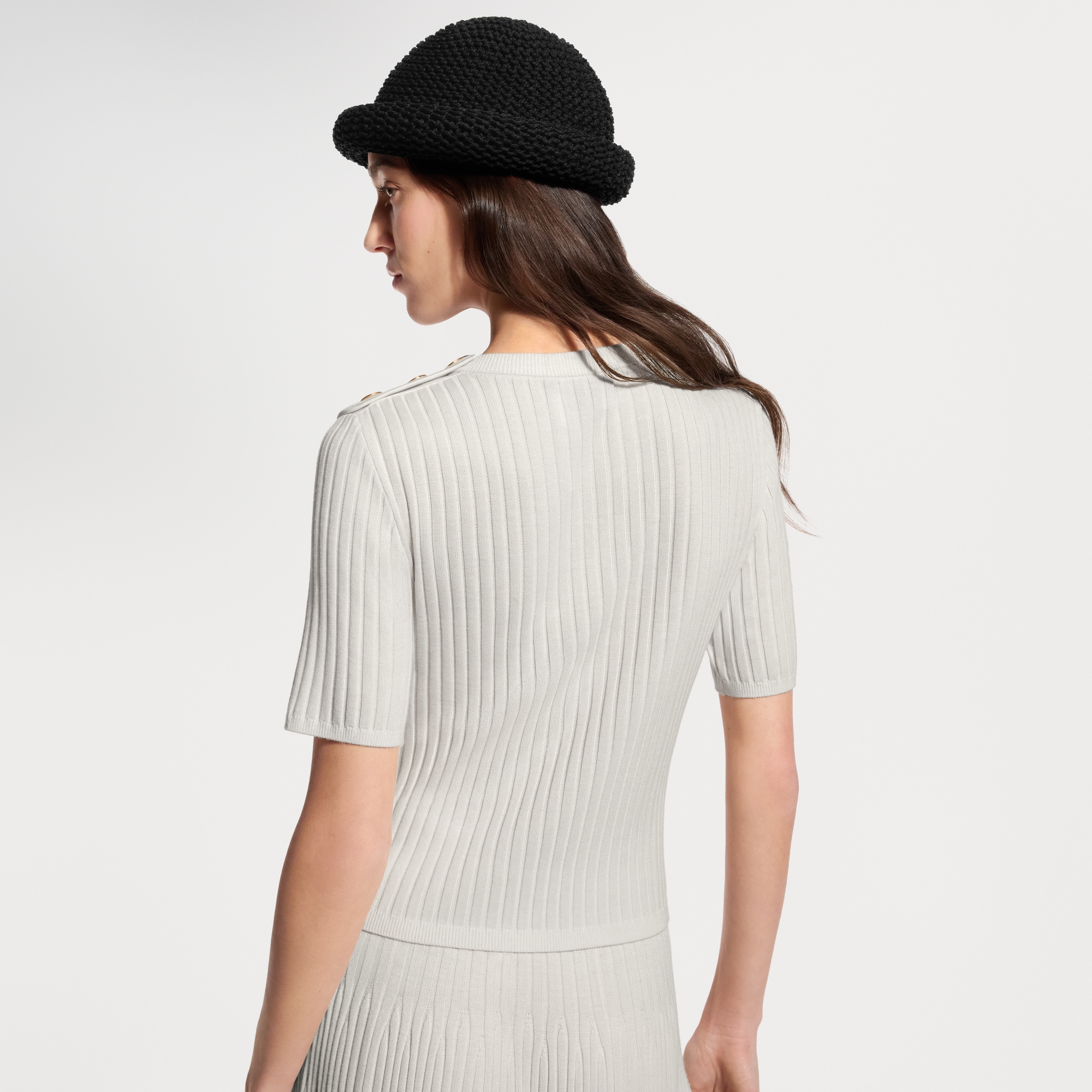 美品⭐︎LOUIS VUITTON リブニットクロップトップ 美品⭐︎LOUIS VUITTON リブニットクロップトップ 【公式通販】
